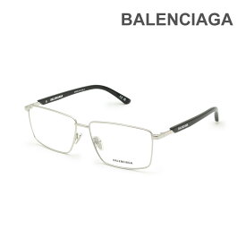 【国内正規品】バレンシアガ メガネ 眼鏡 フレーム のみ BB0247O-001 シルバー ノーズパッド メンズ BALENCIAGA【送料無料（※北海道・沖縄は1,000円）】