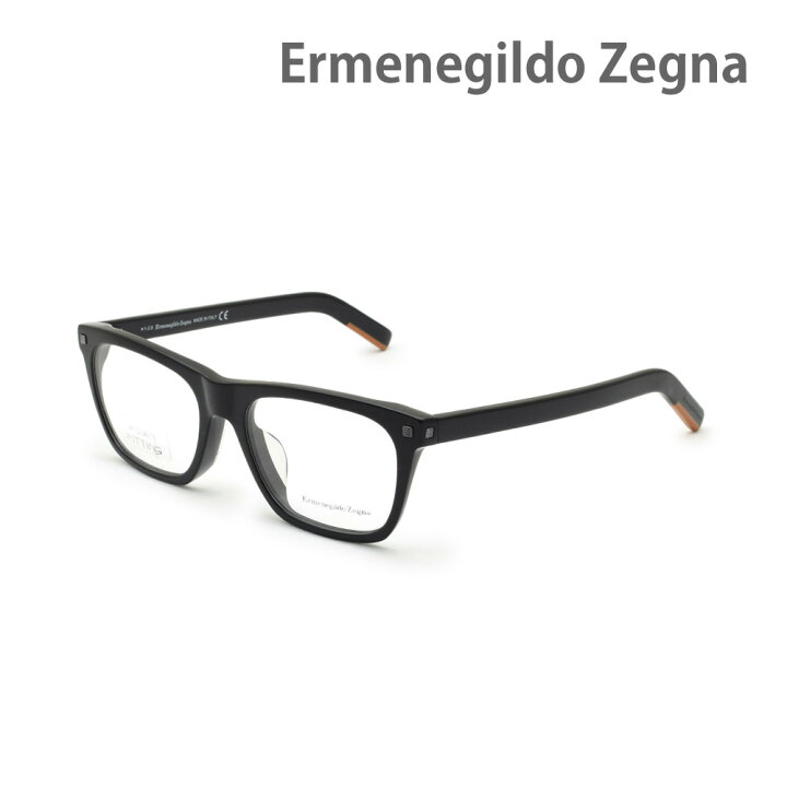 楽天市場】エルメネジルド・ゼニア メガネ EZ5136-F/V-001 ブラック 
