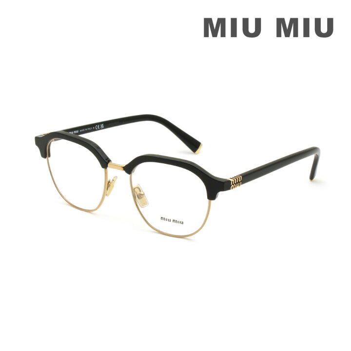 楽天市場】MIU MIU ミュウミュウ 眼鏡 フレーム のみ MU10XV 16K1O1 50 