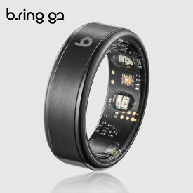 【公式 | P10倍 3/20 19:59まで】 b.ring スマートリング G2 [ステンレスモデル] 健康管理 睡眠管理 US7〜12号 最大7日間持続 Android iPhone対応 専用アプリ 超軽量 IP68 5ATM 防水 歩数計 ポータブル充電ケース付き Appleヘルスケア/GoogleFit対応 ブリング