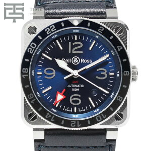 �y�V�i�z BELL&ROSS �C���X�g�D�������g BR 03-93 GMT �u���[ BR0393-BLU-ST/SCA �V�i �r���v �x�������X [���b�s���O��]