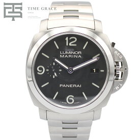 【中古】 PANERAI ルミノール 1950 マリーナ 3デイズ PAM00328/SS/AT ブラック Aランク メンズ