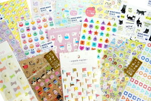 メール便送料無料 ポスト投函可能 タイムキーパーシールセット MINDWAVE マインドウェイブ GL ピンナップ クーリア カミオ シール ・ かわいい&おしゃれなシール30枚セット 福袋 プレゼントに