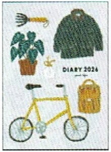 GREETINGLIFE �O���[�e�B���O���C�t 2026 2025�N 12���n�܂� �蒠 �T�ԃ��C�g�� �z���]���^�� B6 �R�R����� �T�J���g�����E �Ē×S�� �o�[�o�p�p �p���_ �L�����N�^�[ ��l���킢�� �_�C�A���[ �X