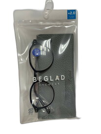 ビグラッド 老眼鏡 【ブルー 】　+2.00 キースプランニング 老眼鏡 おしゃれ おしゃれなシニアグラスで、毎日をもっと素敵に！ キースプランニング BEGLADリーディンググラス ブルー フレーム 青 色