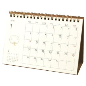 EL COMMUN エルコミューン 2025 年 1月始まり カレンダー H120×W180 卓上 リングタイプ Tickle ティックル 月曜始まり B6 マトカ MATOKA キャラクター デザイン おしゃれ 大人かわいい スケジュール帳 手帳のタイムキーパー