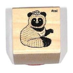 カミイソ産商 たぬきハンコ 木製スタンプ #csl ほっこり座るたぬきさん / カミイソ産商 スタンプ 木製スタンプ たぬき はんこ 和風 可愛い 手帳デコ 封筒 アクセント ナチュラル 文房具 #csl 葉