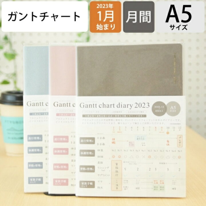 楽天市場 P10倍 手帳 ｽｹｼﾞｭｰﾙ帳 Apj ｱｰﾄﾌﾟﾘﾝﾄｼﾞｬﾊﾟﾝ 23 年 1月始まり 22年 10月始まり 月間 ﾌﾞﾛｯｸ A5 ｶﾞﾝﾄﾁｬｰﾄ 大人かわいい おしゃれ 可愛い かわいい ｷｬﾗｸﾀｰ 手帳のﾀｲﾑｷｰﾊﾟｰ 手帳のタイムキーパー