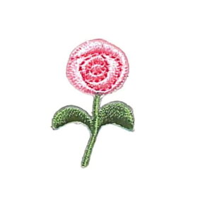 TOCONUTS トコナッツ シール ・ ワッペンステッカーベーシックJ バラ 薔薇 シール帳 刺繍 アップリケ ワッペン 福袋 丸 おしゃれ デコレーション ハート スマホ ステッカー 花 かわいい スケジ