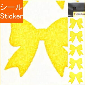 OKUYAMA 奥山商会 シール ・ ふあふあシール リボン1列 ZV057 黄色 イエロー シール帳 福袋 丸 おしゃれ アルバム デコレーション ハート 大量 ステッカー スマホ ごほうび 花 かわいい スケジュ