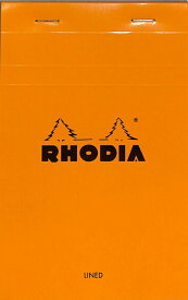 RHODIA ロディア ノート ・ ブロックロディア no14 横罫 オレンジ メモ帳 スケジュール帳 手帳のタイムキーパー