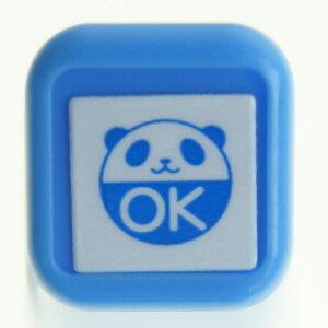 KODOMONOKAO こどものかお スタンプ ・ スケジュール浸透印 パンダ OK スタンプ台 インク かわいい キャラクター 手帳 イラスト 6mm 5個 3個 ごほうびスタンプ 事務 先生 スケジュール帳 手帳の