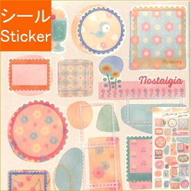 KAMIO JAPAN カミオジャパン シール ・ PM MASKING ONシール RETRO ORANGE シール帳 福袋 丸 おしゃれ アルバム デコレーション ハート 大量 ステッカー スマホ ごほうび 花 かわいい スケジュール帳 手帳のタイムキーパー