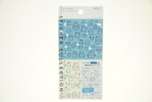 MIDORI デザインフィル・ミドリ シール ・ シール2591おしゃべりモンスター柄 スケジュール帳 手帳のタイムキーパー