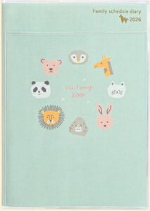 KUTSUWA Nc 2026 2025N 12n܂ 蒠 Ԏ(ubN) B6 Ƒ蒠 t@~[ t[ i` ZOO lR tFCX 2026N 1n܂ Ή l킢 _CA[ XPW[ 蒠