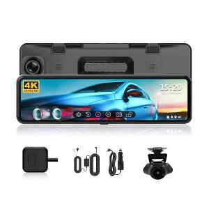 �h���C�u���R�[�_�[ �~���[�^ 4K�掿 11�C���` �O�� 2�J���� GPS���ځ@�L�k���@�E���J�����d�l �L�p IMX589�Z���T�[ WDR ���ԊĎ� ���o�[�X�A�� LED�M���Ή�