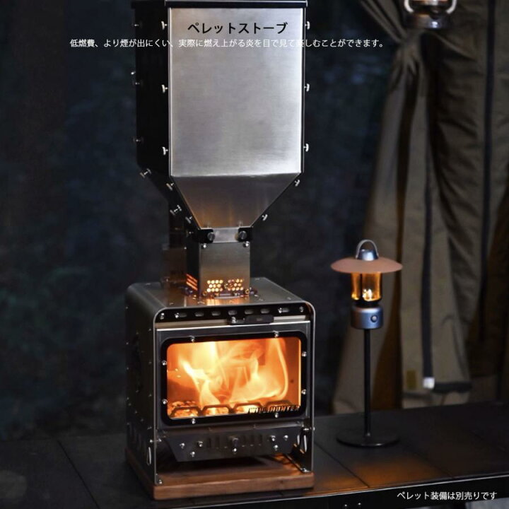 楽天市場】薪ストーブ ペレットストーブ 二次燃焼 テントストーブ 