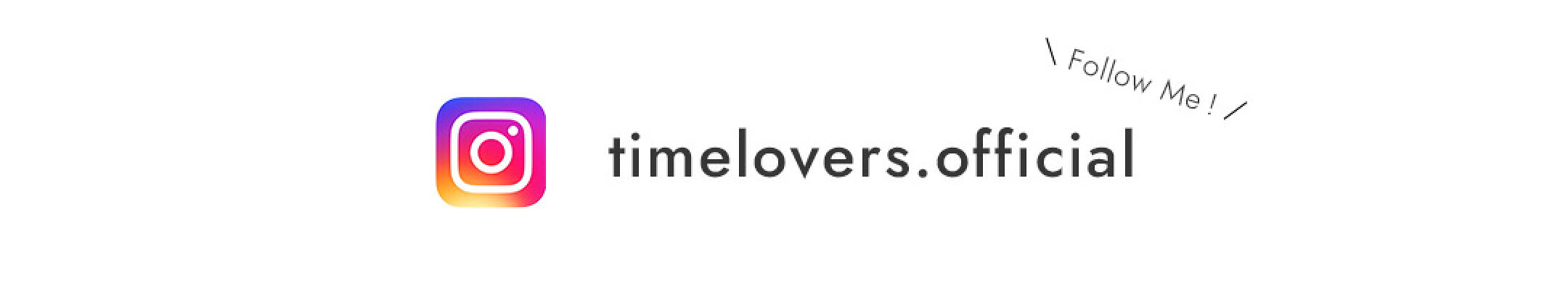 TIME LOVERS公式インスタグラム