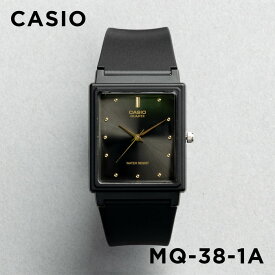 【並行輸入品】【10年保証】【日本未発売】CASIO STANDARD カシオ スタンダード MQ-38-1A 腕時計 時計 ブランド メンズ レディース キッズ 子供 男の子 女の子 チープカシオ チプカシ アナログ ブラック 黒 海外モデル 送料無料