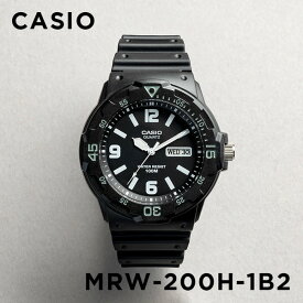 【10年保証】【日本未発売】CASIO STANDARD MENS カシオ スタンダード MRW-200H-1B2 腕時計 時計 ブランド メンズ レディース キッズ 子供 男の子 女の子 チープカシオ チプカシ アナログ 日付 カレンダー 防水 ブラック 黒 海外モデル ギフト プレゼント