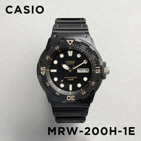 【10年保証】【日本未発売】CASIO STANDARD MENS カシオ スタンダード MRW-200H-1E 腕時計 時計 ブランド メンズ レディース キッズ 子供 男の子 女の子 チープカシオ チプカシ アナログ 日付 カレンダー 防水 ブラック 黒 海外モデル ギフト プレゼント