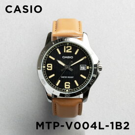 【並行輸入品】【10年保証】【日本未発売】CASIO STANDARD カシオ スタンダード MTP-V004L-1B2 腕時計 時計 ブランド メンズ レディース キッズ 子供 チープカシオ チプカシ アナログ 日付 レザー 革ベルト 海外モデル 送料無料