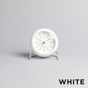 ysAizARNE JACOBSEN TABLE CLOCK BANKERS Al RuZ e[u NbN oJ[Y uv v uh ڊo܂v AiO A[ LED k Vv _ zCg  O