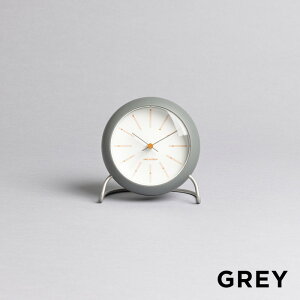 ysAizARNE JACOBSEN TABLE CLOCK BANKERS Al RuZ e[u NbN oJ[Y uv v uh ڊo܂v AiO A[ LED k Vv _ zCg  O