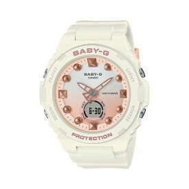 【並行輸入品】【10年保証】CASIO BABY-G カシオ ベビーG BGA-320-7A1 腕時計 時計 ブランド レディース キッズ 子供 女の子 アナデジ 日付 カレンダー 防水 ホワイト 白 ピンク かわいい 送料無料