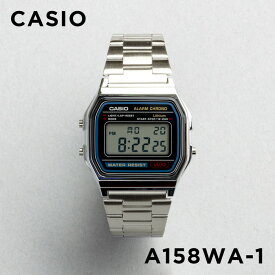 【並行輸入品】【10年保証】CASIO STANDARD MENS カシオ スタンダード A158 腕時計 時計 ブランド メンズ キッズ 子供 男の子 チープカシオ チプカシ デジタル 日付 シルバー ブラック 黒 メタル ガンメタ 送料無料