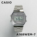 【並行輸入品】【日本未発売】【訳あり】【小キズあり】CASIO STANDARD カシオ スタンダード A168WEM-7 腕時計 時計 ブランド メンズ キッズ 子供 男の子 チープカシオ チプカシ デジタル 日付 シルバー メタル 海外モデル 送料無料