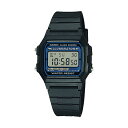 【10年保証】CASIO STANDARD カシオ スタンダード F-105W-1A 腕時計 時計 ブランド メンズ レディース キッズ 子供 男の子 女の子 チープカシオ チプカシ デジタル 日付 カレンダー ブラック 黒 ブルー 青 ギフト プレゼント