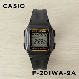 【10%OFF】【並行輸入品】【10年保証】CASIO STANDARD カシオ スタンダード F-201WA-9A 腕時計 時計 ブランド メンズ レディース キッズ 子供 男の子 女の子 チープカシオ チプカシ デジタル 日付 カレンダー ブラック 黒 ゴールド 金 送料無料