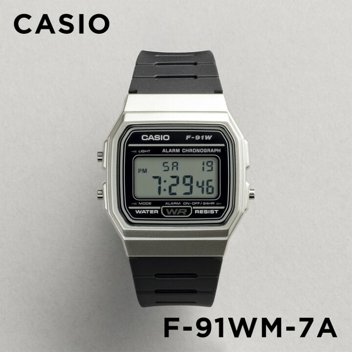 楽天市場】【10年保証】CASIO STANDARD カシオ スタンダード F-91WM-7A  