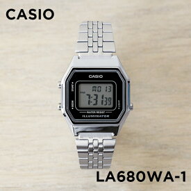 【10%OFF】【並行輸入品】【10年保証】CASIO STANDARD カシオ スタンダード LA680WA-1 腕時計 時計 ブランド レディース キッズ 子供 女の子 チープカシオ チプカシ デジタル 日付 シルバー ブラック 黒 メタル 送料無料