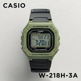 【10%OFF】【並行輸入品】【10年保証】【日本未発売】CASIO STANDARD カシオ スタンダード W-218H-3A 腕時計 時計 ブランド メンズ レディース キッズ 子供 チープカシオ チプカシ デジタル 日付 カーキ ブラック 黒 海外モデル 送料無料