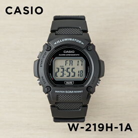 【並行輸入品】【10年保証】【日本未発売】CASIO STANDARD カシオ スタンダード W-219H-1A 腕時計 時計 ブランド メンズ レディース キッズ 子供 チープカシオ チプカシ デジタル 日付 ブラック 黒 海外モデル 送料無料