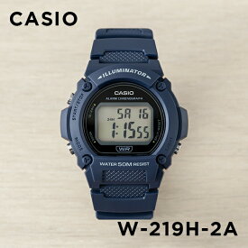 【並行輸入品】【10年保証】【日本未発売】CASIO STANDARD カシオ スタンダード W-219H-2A 腕時計 時計 ブランド メンズ レディース キッズ 男の子 チープカシオ チプカシ デジタル 日付 ネイビー ブラック 黒 海外モデル 送料無料