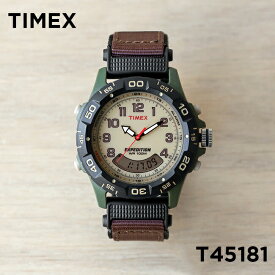 【10%OFF】【並行輸入品】【日本未発売】TIMEX EXPEDITION タイメックス エクスペディション 39MM T45181 腕時計 時計 ブランド メンズ レディース ミリタリー アナデジ カーキ アイボリー ナイロンベルト 海外モデル 送料無料