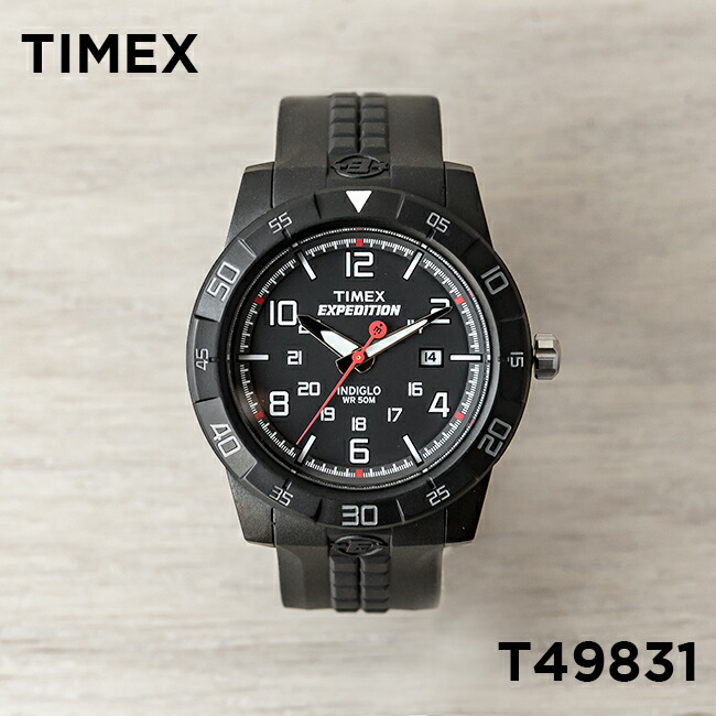 ギフト プレゼント 並行輸入品 日本未発売 TIMEX タイメックス エクスペディション ラギッド コア 人気上昇中 アナログ 43MM T49831 黒 爆売りセール開催中 ブランド 送料無料 腕時計 ブラック メンズ 海外モデル 時計 ミリタリー
