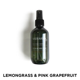 GREEN NATION LIFE ROOM & LINEN SPRAY 200ML グリーンネイションライフ ルーム＆リネンスプレーブランド ルームスプレー ミスト 消臭 フレグランス アロマ 天然 オーガニック リラックス シトラス ハーブ 寝具 室内 部屋 キッチン 芳香剤 ギフト プレゼント