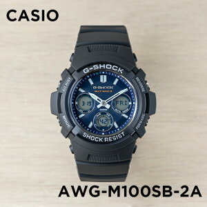 �y10�N�ۏ؁zCASIO G-SHOCK �J�V�I G�V���b�N AWG-M100SB-2A �r���v ���v �u�����h �����Y �L�b�Y �q�� �j�̎q �A�i�f�W �d�g �\�[���[ �\�[���[�d�g ���t �J�����_�[ �h�� �u���b�N �� �l�C�r�[ �M�t