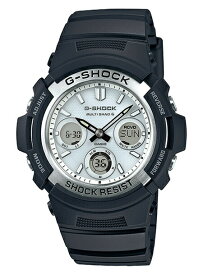 【国内正規品】CASIO G-SHOCK カシオ Gショック AWG-M100S-7AJF 腕時計 時計 ブランド メンズ キッズ 子供 男の子 アナデジ 電波 ソーラー ソーラー電波 日付 カレンダー 防水 ブラック 黒 ホワイト 白 送料無料