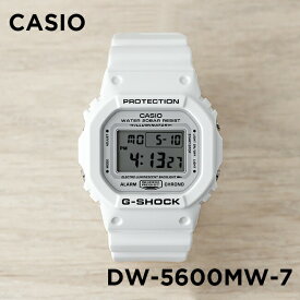 【並行輸入品】【10年保証】CASIO G-SHOCK カシオ Gショック DW-5600MW-7 腕時計 時計 ブランド メンズ キッズ 子供 男の子 デジタル 日付 カレンダー 防水 ホワイト 白 グレー 送料無料