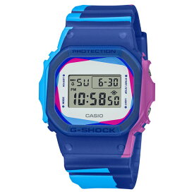 【並行輸入品】【10年保証】CASIO G-SHOCK カシオ GショックDWE-5600PR-2腕時計 時計 ブランド メンズ キッズ 子供 男の子 デジタル 日付 カレンダー 防水 ブルー ピンク スケルトン クリア 海外モデル 送料無料