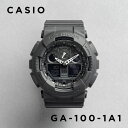 【10年保証】CASIO G-SHOCK カシオ Gショック GA-100-1A1 腕時計 時計 ブランド メンズ キッズ 子供 男の子 アナデジ 日付 カレンダー 防水 ブラック 黒 オールブラック ギフト プレゼント