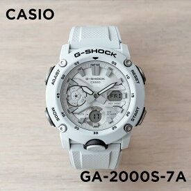 【並行輸入品】【10年保証】CASIO G-SHOCK カシオ Gショック GA-2000S-7A 腕時計 時計 ブランド メンズ キッズ 子供 男の子 アナデジ 日付 カレンダー 防水 ホワイト 白 オールホワイト 送料無料