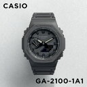 【10年保証】CASIO G-SHOCK カシオ Gショック GA-2100-1A1 腕時計 時計 ブランド メンズ キッズ 子供 男の子 アナデジ 日付 カレンダー 防水 ブラック 黒 オールブラック カシオーク ギフト プレゼント