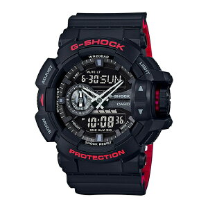 【並行輸入品】【10年保証】CASIO G-SHOCK カシオ Gショック GA-400HR-1A 腕時計 メンズ キッズ 子供 男の子 アナデジ 防水 ブラック 黒 レッド 赤 送料無料