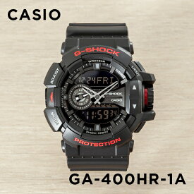 【並行輸入品】【10年保証】CASIO G-SHOCK カシオ Gショック GA-400HR-1A 腕時計 時計 ブランド メンズ キッズ 子供 男の子 アナデジ 日付 カレンダー 防水 ブラック 黒 レッド 赤 送料無料